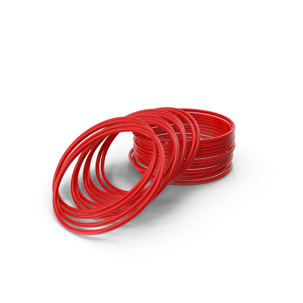 Bracelet: Red Bangles PNG & PSD Images