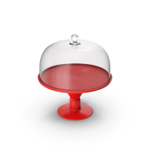 Cake Stand: Red Cakestand With Cap PNG & PSD Images
