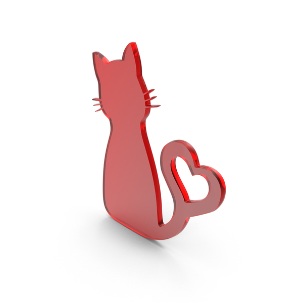 Symbols: Red Cat Heart Symbol PNG & PSD Images Symbols: Red Cat Heart Symbol PNG & PSD Images
