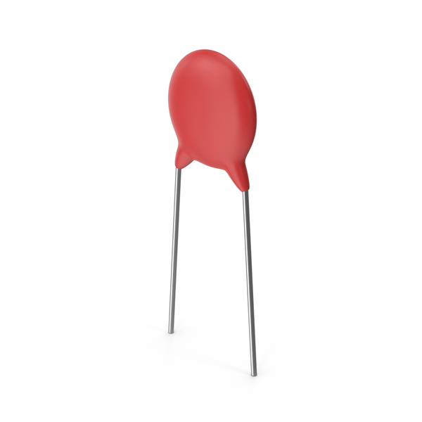 Red Ceramic Capacitor PNG & PSD Images
