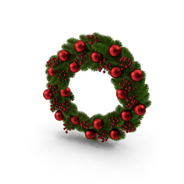Red Christmas Wreath PNG & PSD Images Red Christmas Wreath PNG & PSD Images