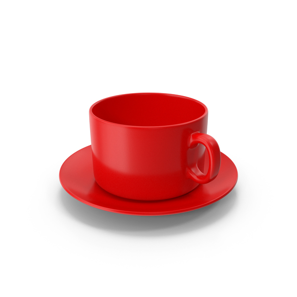 Teacup: Red Coffee Cup With Plate Empty PNG & PSD Images Teacup: Red Coffee Cup With Plate Empty PNG & PSD Images