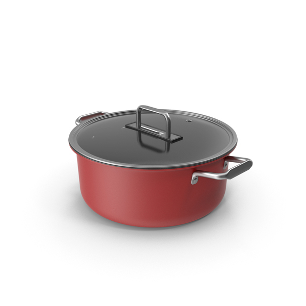 (Cookware): Red Cooking Pot PNG & PSD Images (Cookware): Red Cooking Pot PNG & PSD Images