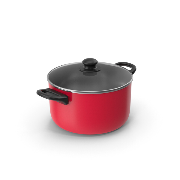(Cookware): Red Cooking Pot PNG & PSD Images (Cookware): Red Cooking Pot PNG & PSD Images