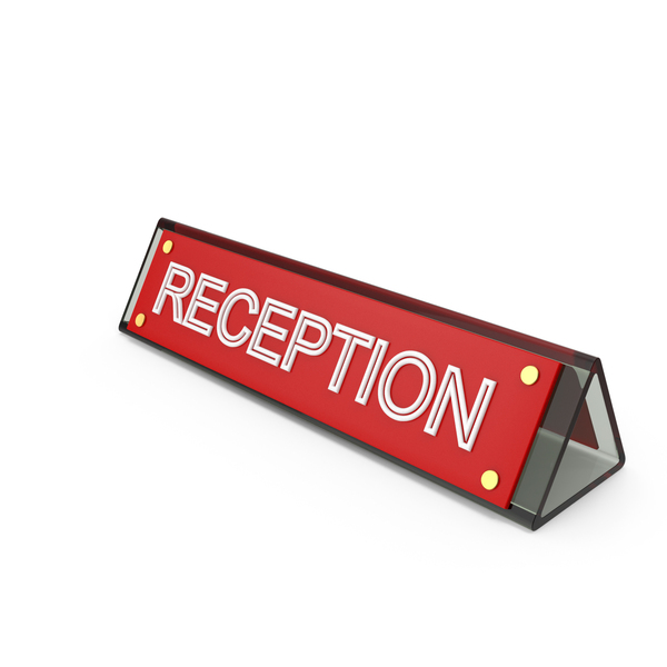 Red Desk Reception Sign PNG & PSD Images Red Desk Reception Sign PNG & PSD Images