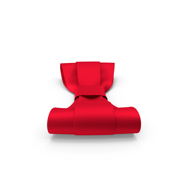 Red Gift Bow Lying PNG & PSD Images