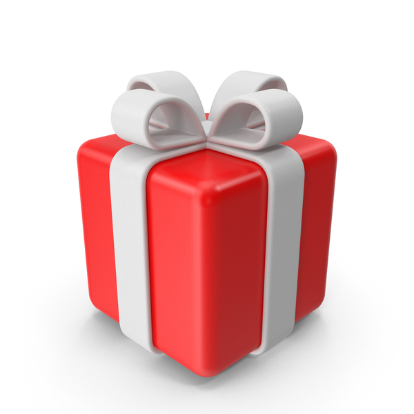 Holiday Accessories: Red Gift Box PNG & PSD Images