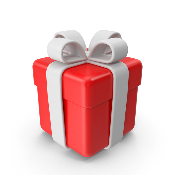 Holiday Accessories: Red Gift Box PNG & PSD Images
