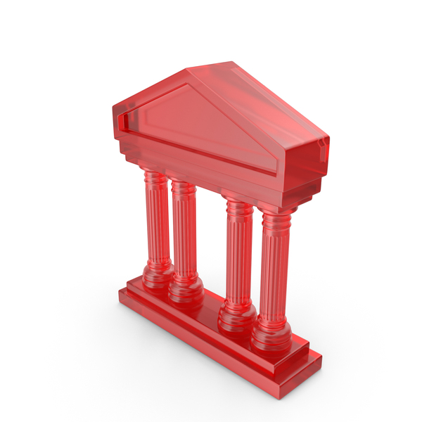 Symbols: Red Glass Building Symbol PNG & PSD Images