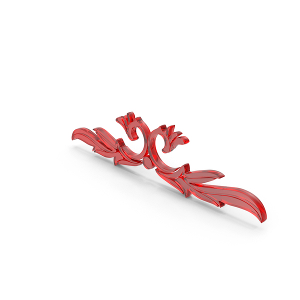 General Decor: Red Glass Floral Leaf Design Border PNG & PSD Images General Decor: Red Glass Floral Leaf Design Border PNG & PSD Images