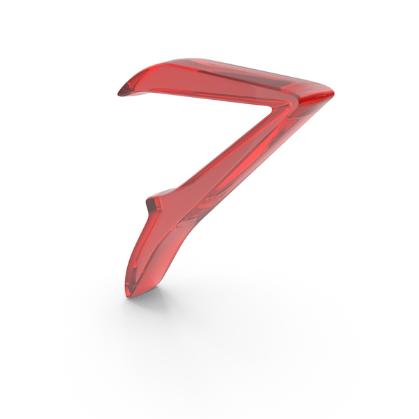 Red Glass Number 7 PNG & PSD Images Red Glass Number 7 PNG & PSD Images