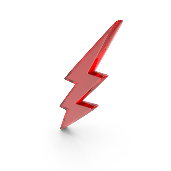 Symbols: Red Glass Thunderbolt Power Symbol PNG & PSD Images Symbols: Red Glass Thunderbolt Power Symbol PNG & PSD Images