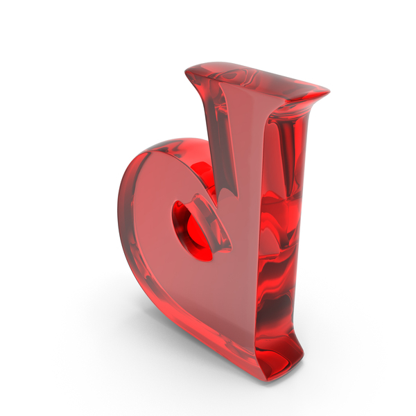 Language: Red Glass Toon Style Small Alphabet D PNG & PSD Images