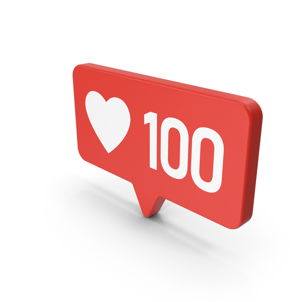 Symbols: Red Heart Comment Symbol PNG & PSD Images
