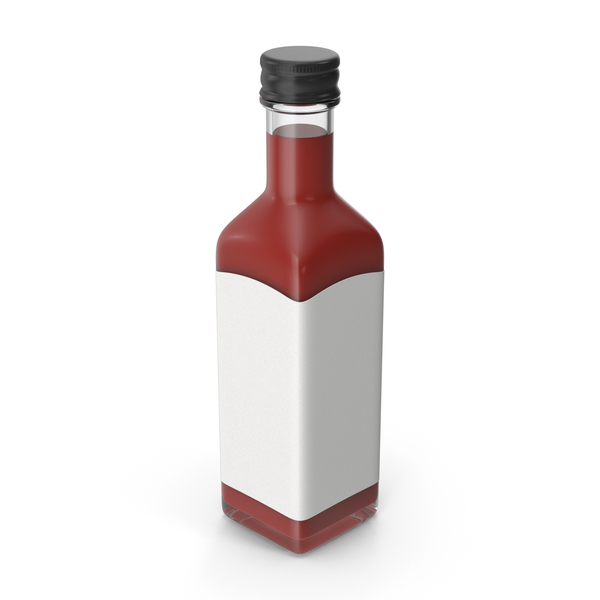 Ketchup: Red Hot Sauce Bottle PNG & PSD Images