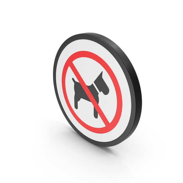 Computer: Red Icon No Dogs PNG & PSD Images