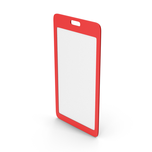 Red ID Badge Label PNG & PSD Images Red ID Badge Label PNG & PSD Images