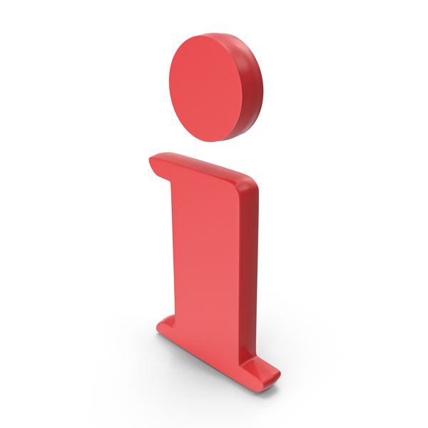 Symbols: Red Information Symbol PNG & PSD Images