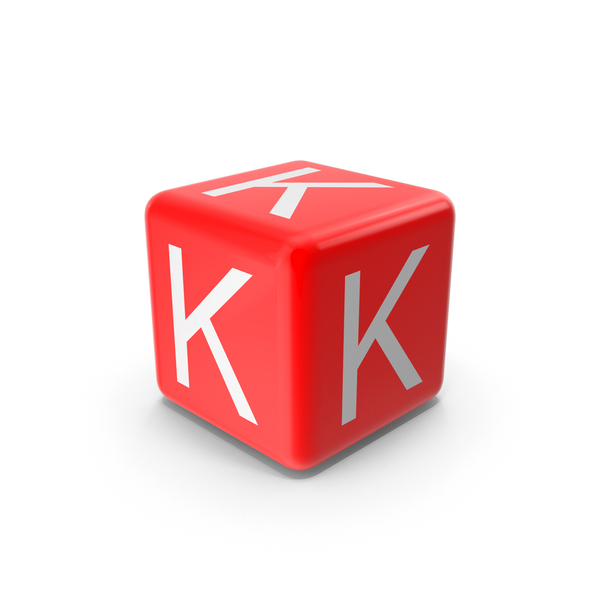 Red K Block PNG Images amp PSDs for Download PixelSquid S11127966D