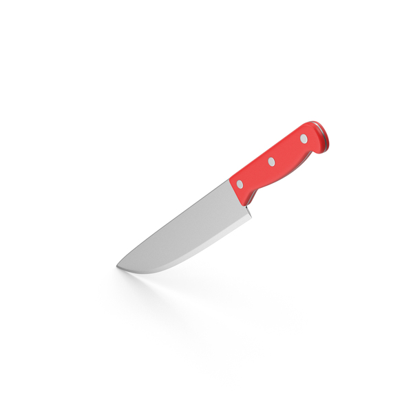 Red Kitchen Knife PNG & PSD Images
