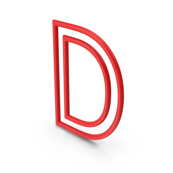 Red Letter D PNG Images & PSDs for Download | PixelSquid - S117359049