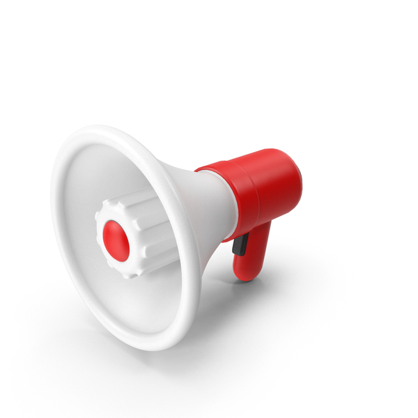 Pa System: Red Megaphone PNG & PSD Images