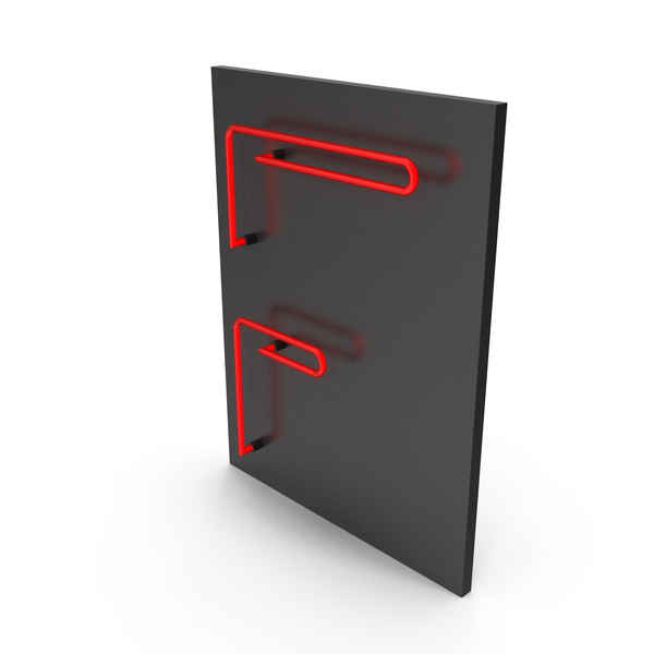Light: Red Neon Letter F PNG & PSD Images
