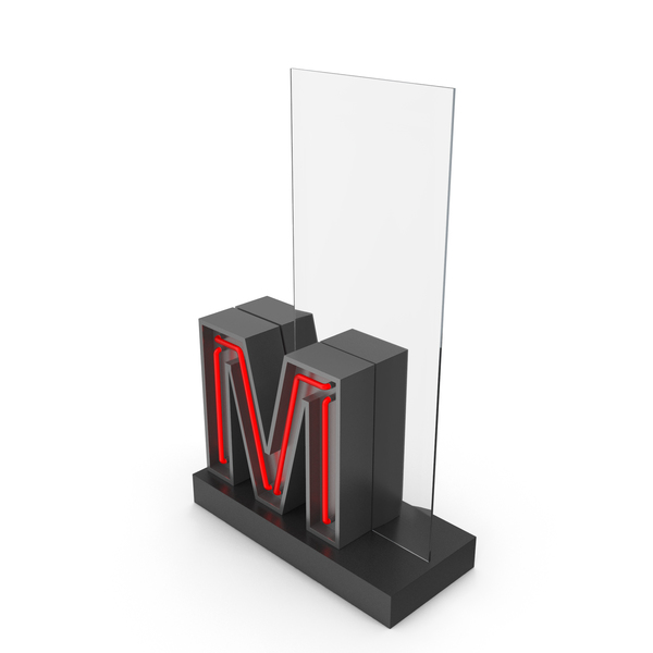 Light: Red Neon Letter Signage M PNG & PSD Images Light: Red Neon Letter Signage M PNG & PSD Images