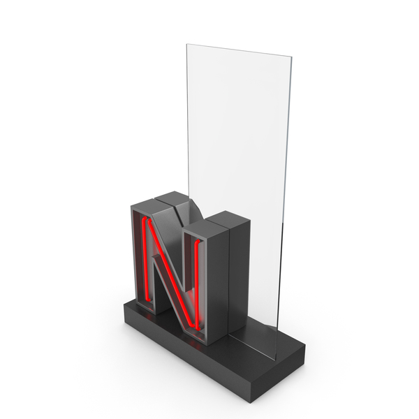 Light: Red Neon Letter Signage N PNG & PSD Images