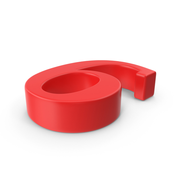 Red Number 6 PNG & PSD Images Red Number 6 PNG & PSD Images