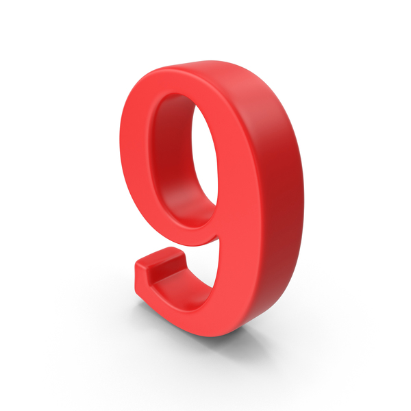 Red Number 9 PNG & PSD Images Red Number 9 PNG & PSD Images
