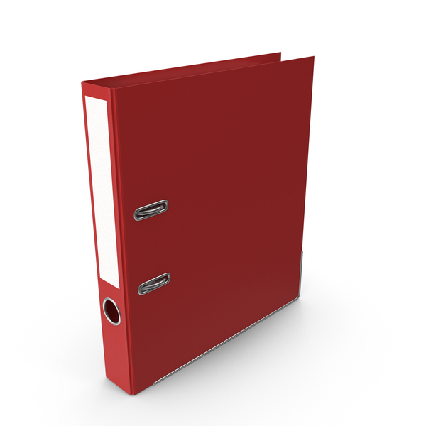 Red Office File Folder PNG & PSD Images
