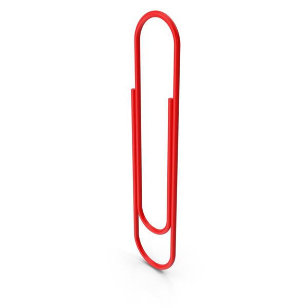 Red Paper Clip PNG & PSD Images
