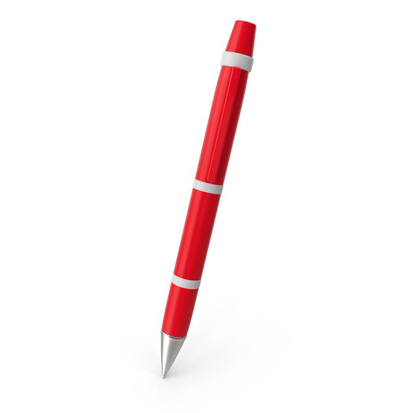Ballpoint: Red Pen Pose PNG & PSD Images