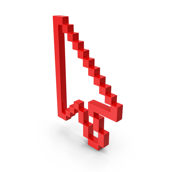 Cursor: Red Pixelated Arrow PNG & PSD Images Cursor: Red Pixelated Arrow PNG & PSD Images