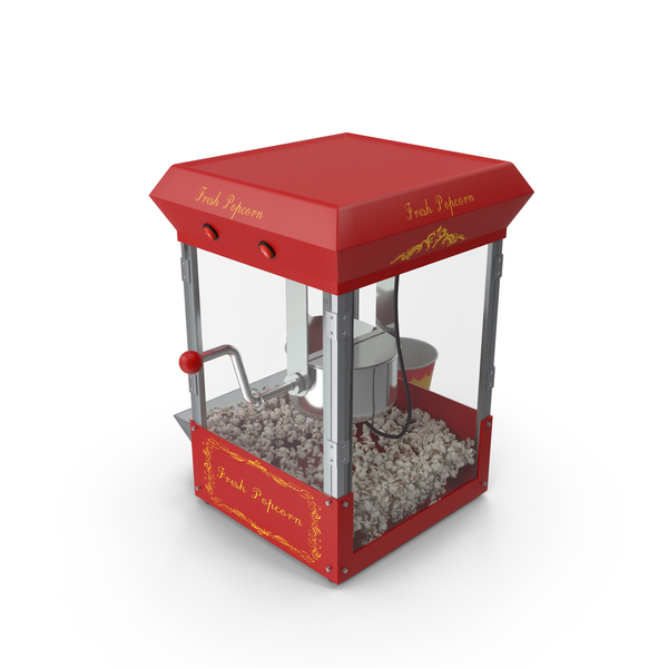 Red Popcorn Machine PNG & PSD Images Red Popcorn Machine PNG & PSD Images