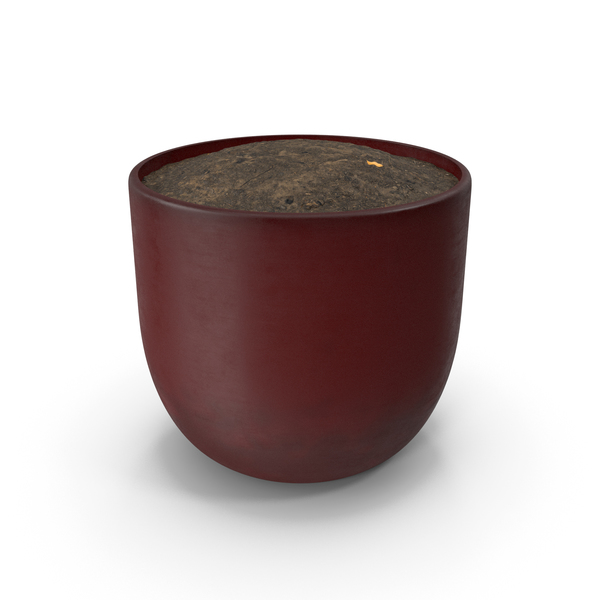 Flower Support: Red Pot PNG & PSD Images Flower Support: Red Pot PNG & PSD Images