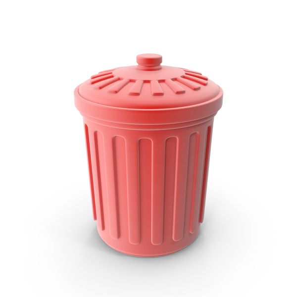 Recycling: Red Recycle Bin PNG & PSD Images