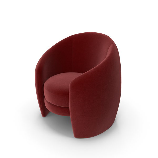 Arm Chair: Red Rounded Armchair PNG & PSD Images Arm Chair: Red Rounded Armchair PNG & PSD Images