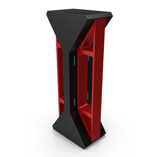 Red Sci Fi Pillar PNG & PSD Images Red Sci Fi Pillar PNG & PSD Images
