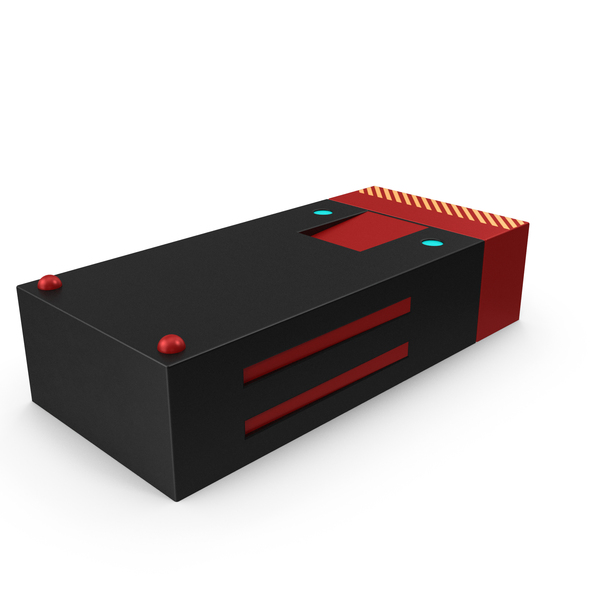 Hardware: Red SciFi Element PNG & PSD Images