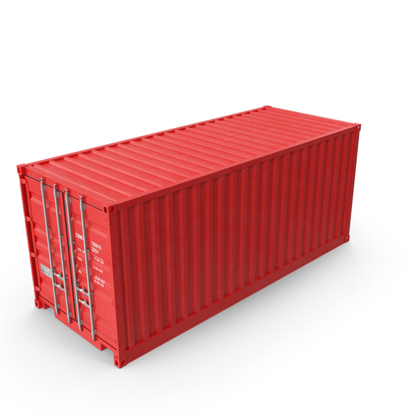 Cargo: Red Shipping Container PNG & PSD Images