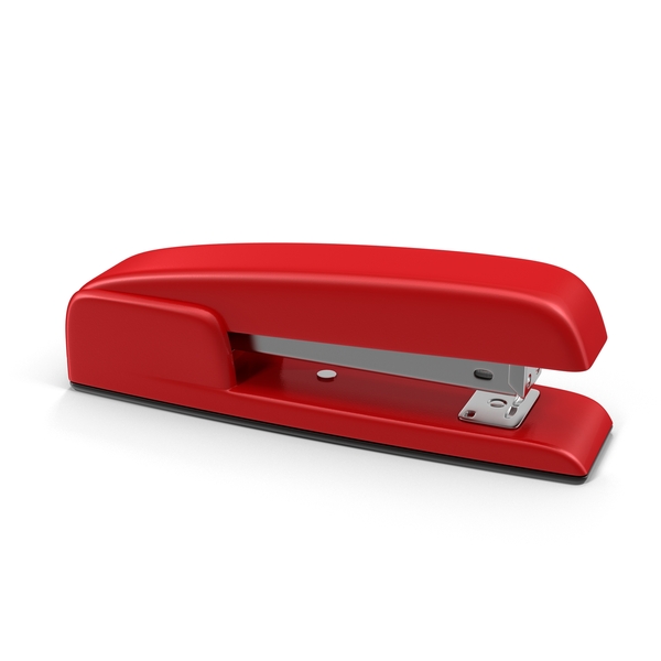 红色订书机PNG和PSD图像