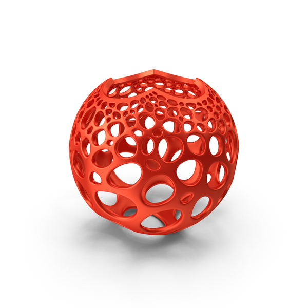 Red Stereographic Voronoi Sphere PNG & PSD Images Red Stereographic Voronoi Sphere PNG & PSD Images