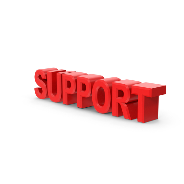 Language: Red Support PNG & PSD Images