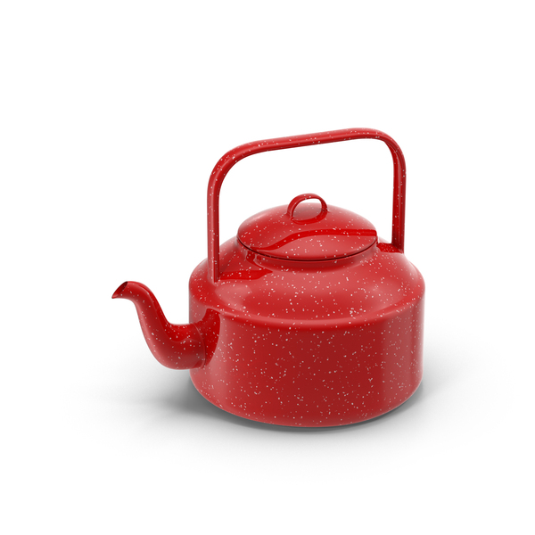 Red Tea Kettle PNG & PSD Images