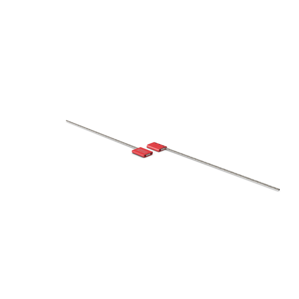 Wire Rope: Red Tight Steel Cable Seal Straight PNG & PSD Images