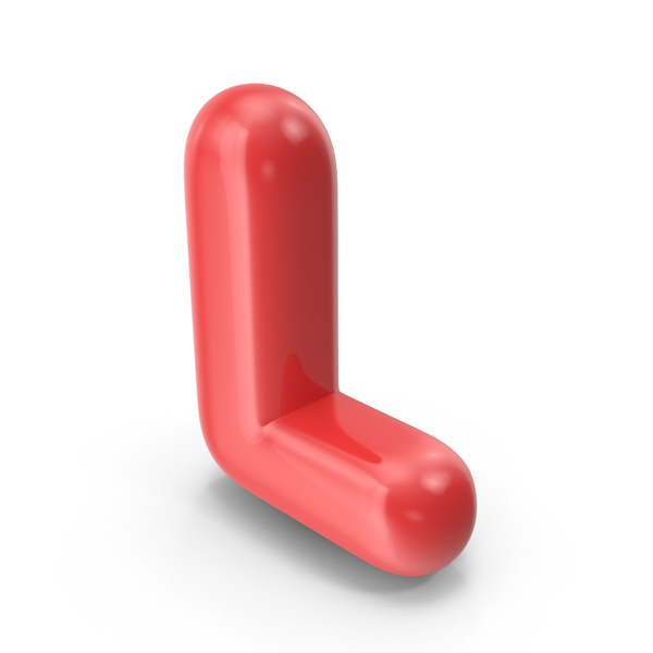 Red Toon Balloon Letter L PNG & PSD Images Red Toon Balloon Letter L PNG & PSD Images