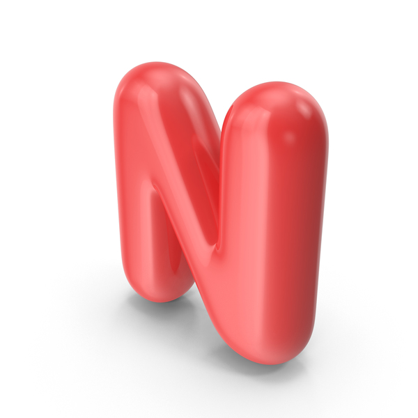 Language: Red Toon Balloon Letter N PNG & PSD Images Language: Red Toon Balloon Letter N PNG & PSD Images