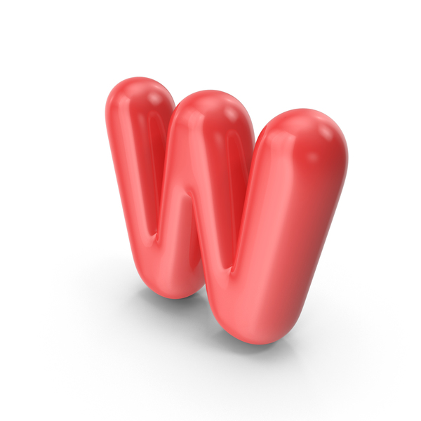 Language: Red Toon Balloon Letter W PNG & PSD Images Language: Red Toon Balloon Letter W PNG & PSD Images